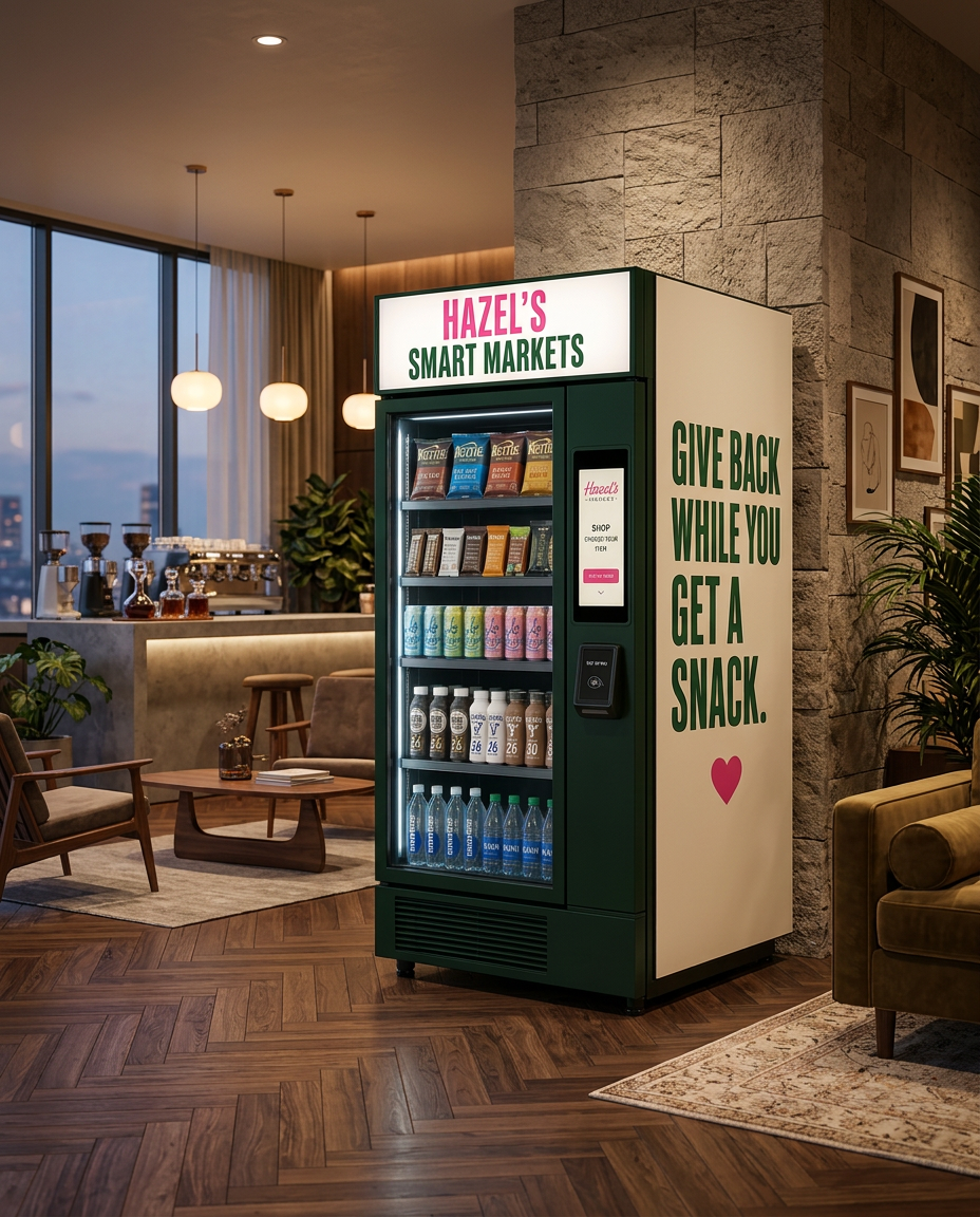 Hazel's Smart Markets in a apartment communities environment